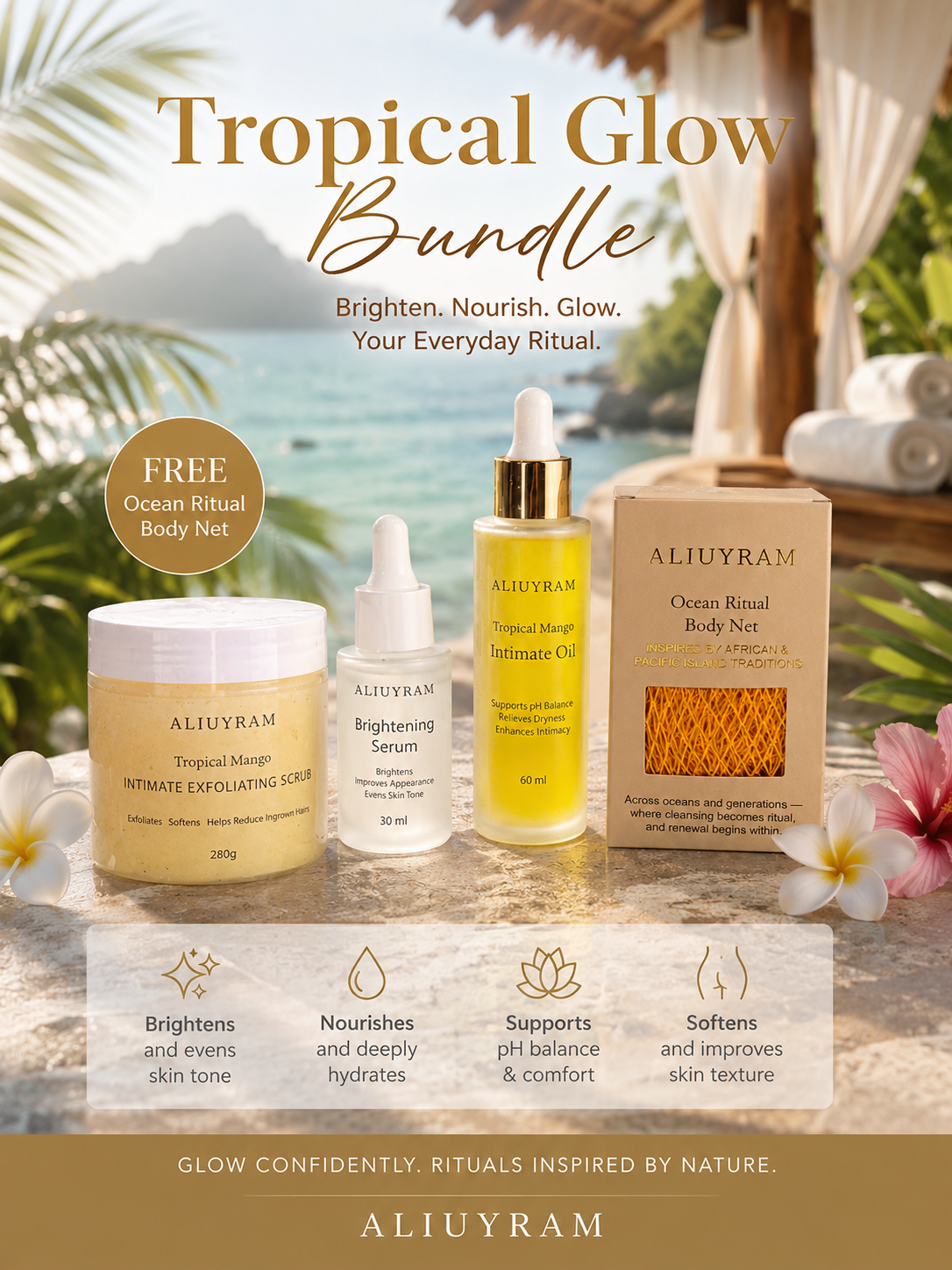 ALIUYRAM Tropical Glow Bundle